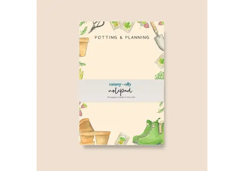  emmy+olly Notepad - Potting & Planning 