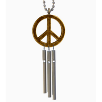 Musical Car Chime Peace Sign