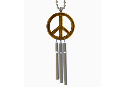  Jacob's Musical Charms Musical Car Chime Peace Sign 