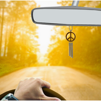 Musical Car Chime Peace Sign