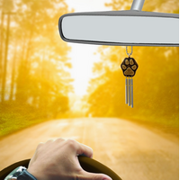 Musical Car Chime Paw Print