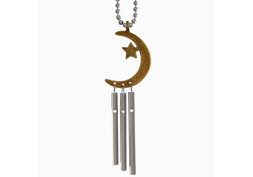  Jacob's Musical Charms Musical Car Chime Crescent Moon and Star 