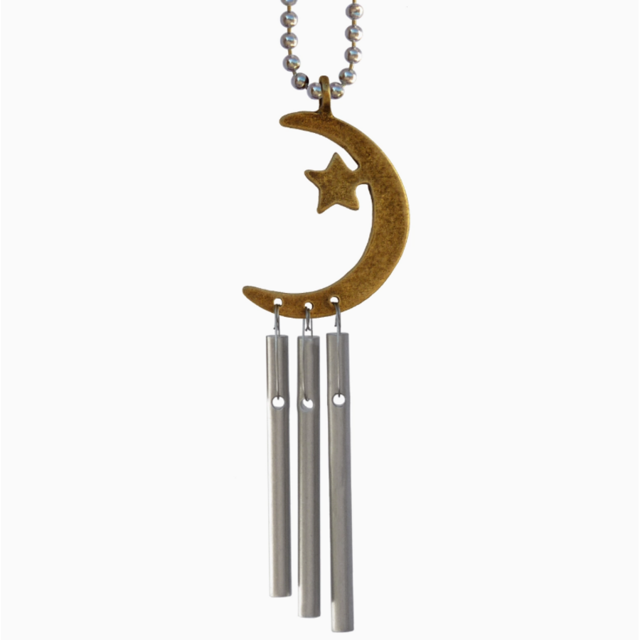 Musical Car Chime Crescent Moon and Star