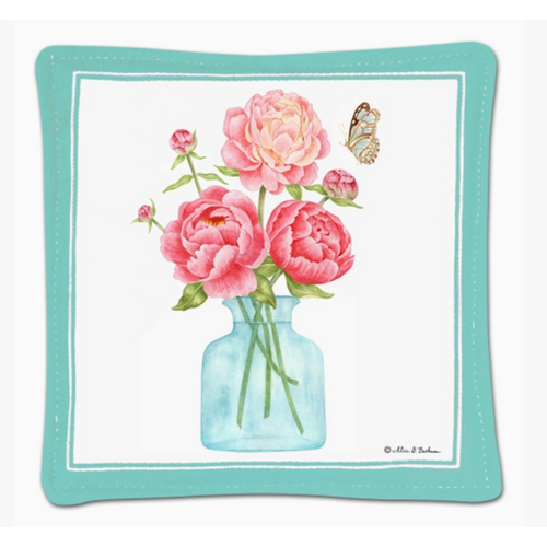  Alice's Cottage Spiced Mug Mat Peonies 