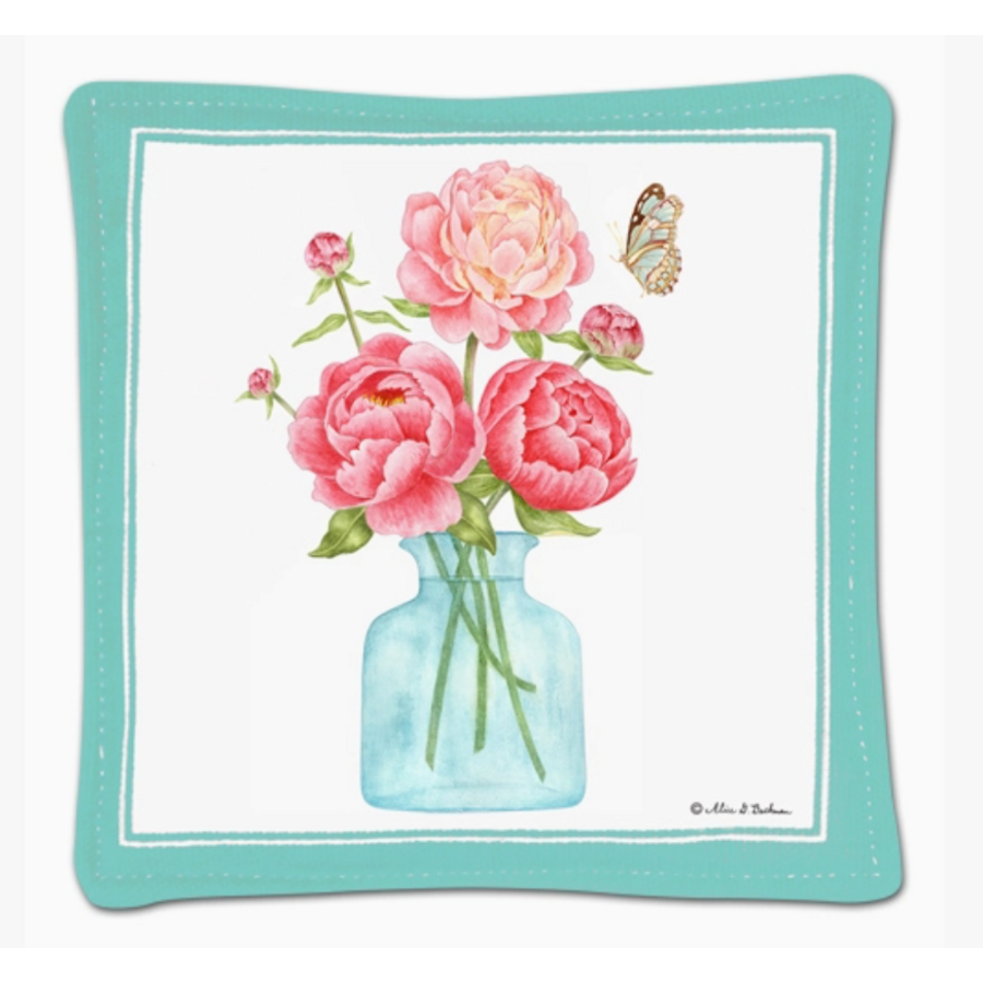 Spiced Mug Mat Peonies