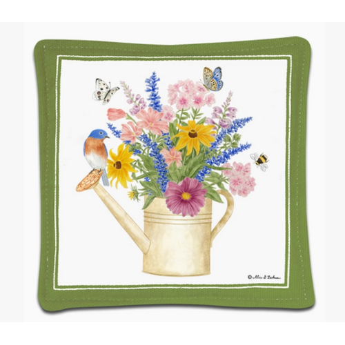  Alice's Cottage Spiced Mug Mat Watering Can Bluebird 