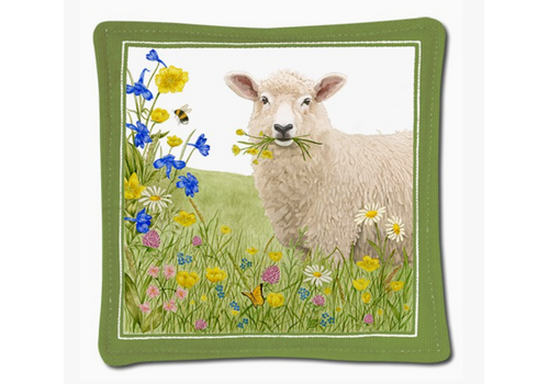  Alice's Cottage Spiced Mug Mat Spring Sheep 