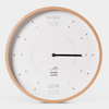 Ocean Clock White Wooden Tide Clock