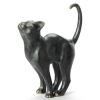 12.5" Affectionate Cat Decor