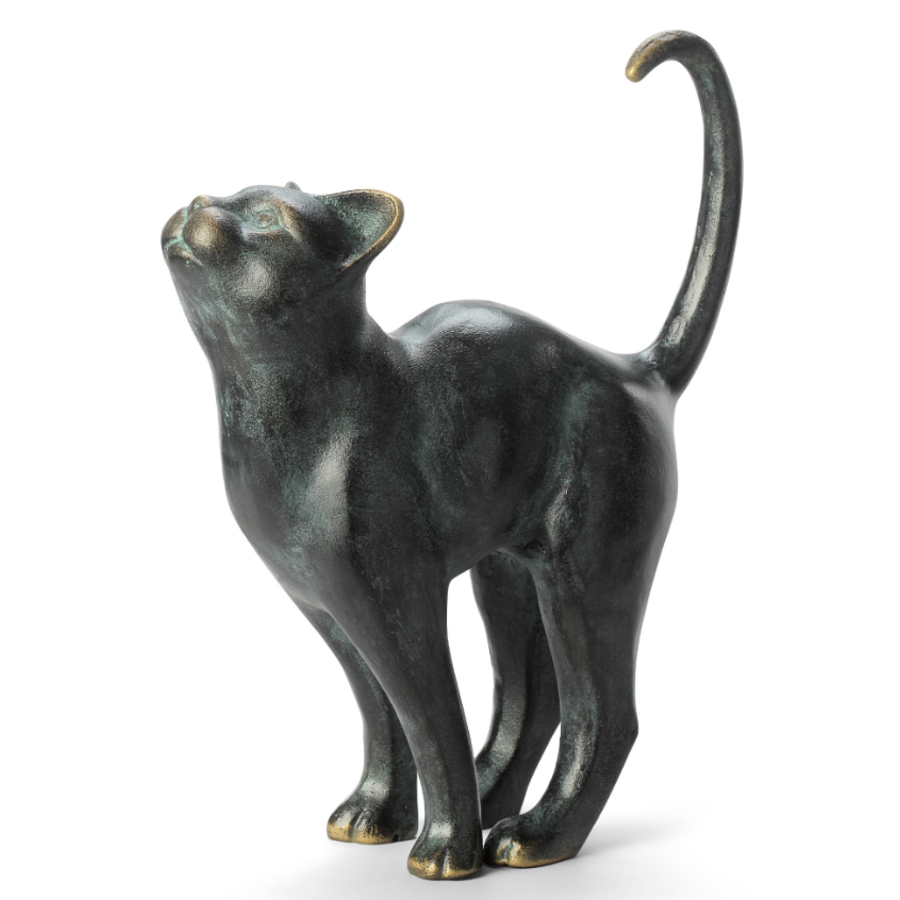 12.5" Affectionate Cat Decor