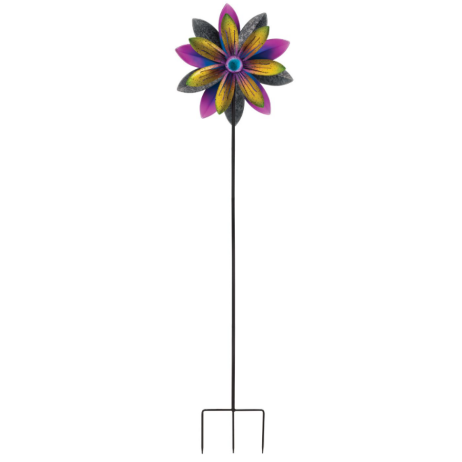19" Wind Spinner Stake - Flower