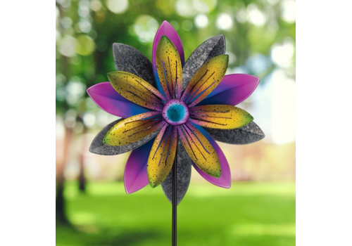  19" Wind Spinner Stake - Flower 