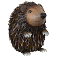 8" Metal Hedgehog Décor