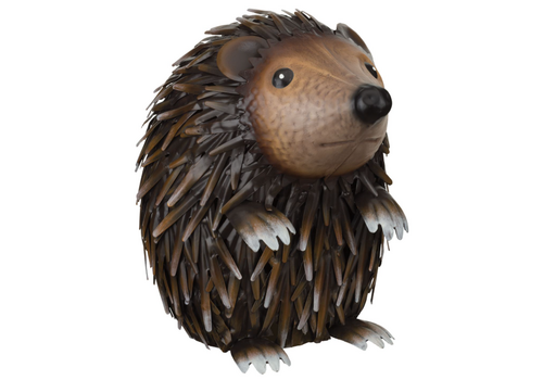  8" Metal Hedgehog Décor 