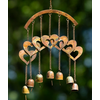 Hearts on Arch Wind Chime