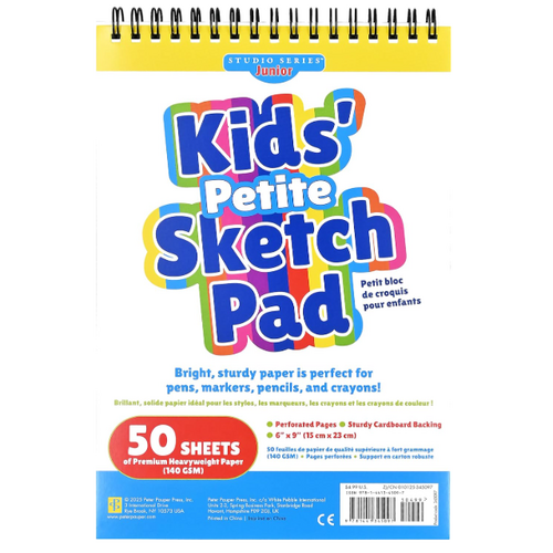  Peter Pauper Press Studio Series Jr. Kids' Portable Sketch Pad 