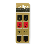 Music I-Clips Magnetic Page Markers
