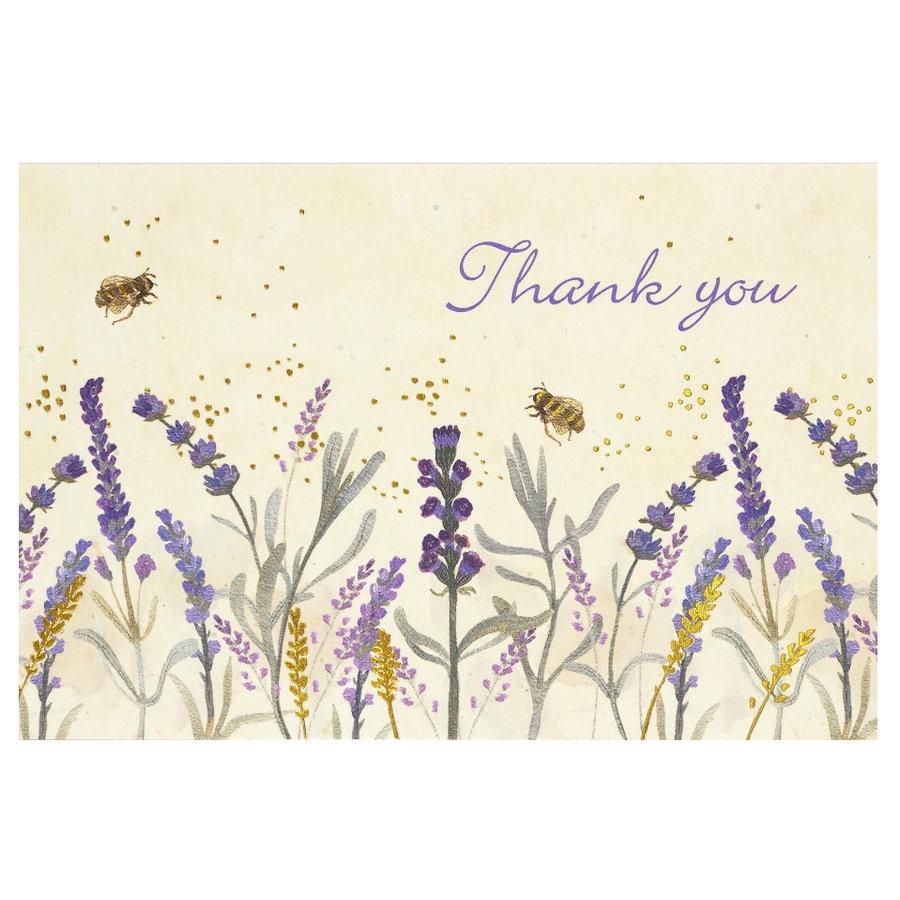Lavender & Honey Thank You Notes