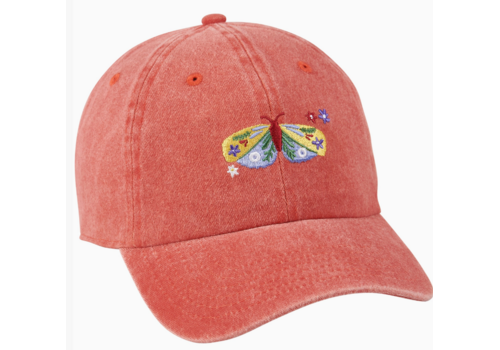  Primitives by Kathy Butterfly Embroidered Baseball Cap 