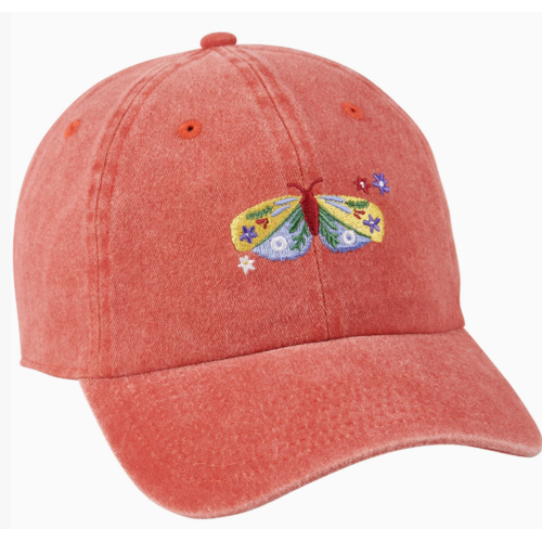  Primitives by Kathy Butterfly Embroidered Baseball Cap 