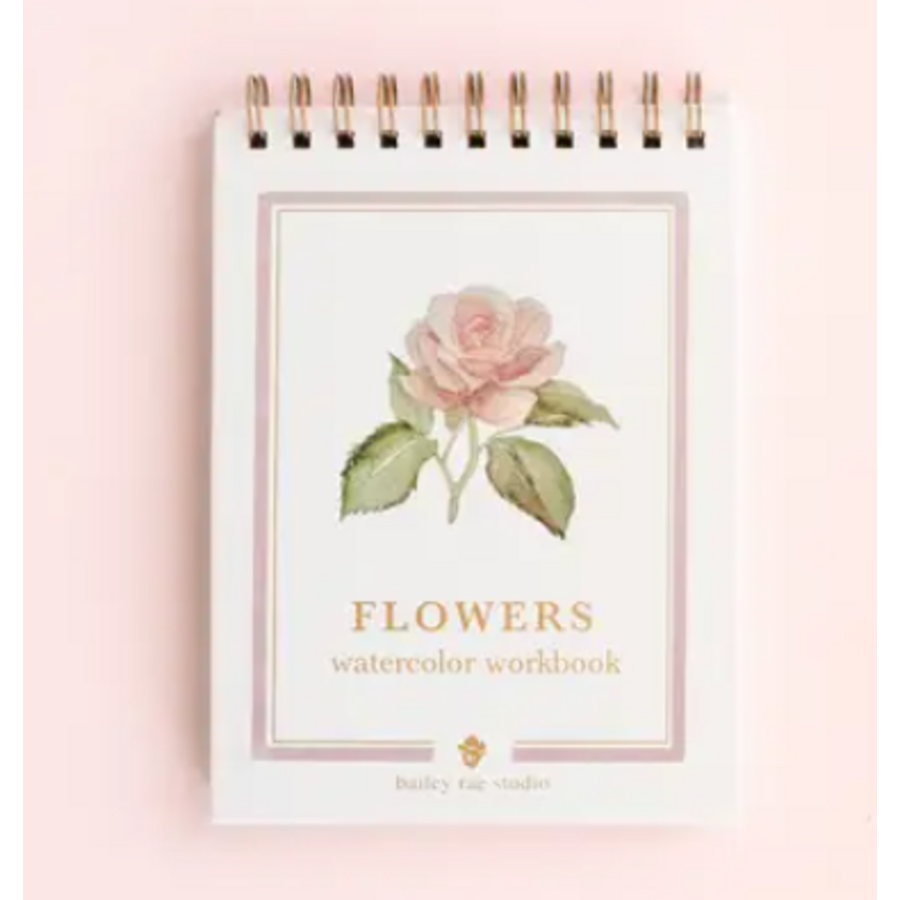 Bailey Rae Flowers Watercolor Workbook