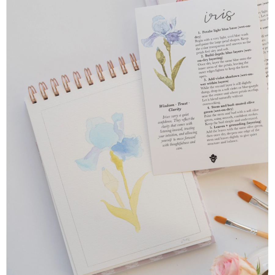 Bailey Rae Flowers Watercolor Workbook