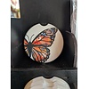 Sincere Surroundings Monarch Florals Car Coaster