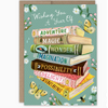 Biely & Shoaf Book Stack Birthday Card