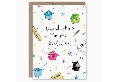  Biely & Shoaf Festive Grad Hats Card 