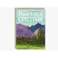 Mountains of Gratitude Card