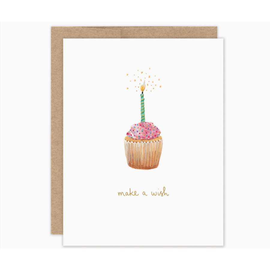 Make A Wish Cupcake Birthday Card