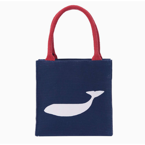  Rockflowerpaper Whale Navy Itsy Bitsy Bag 