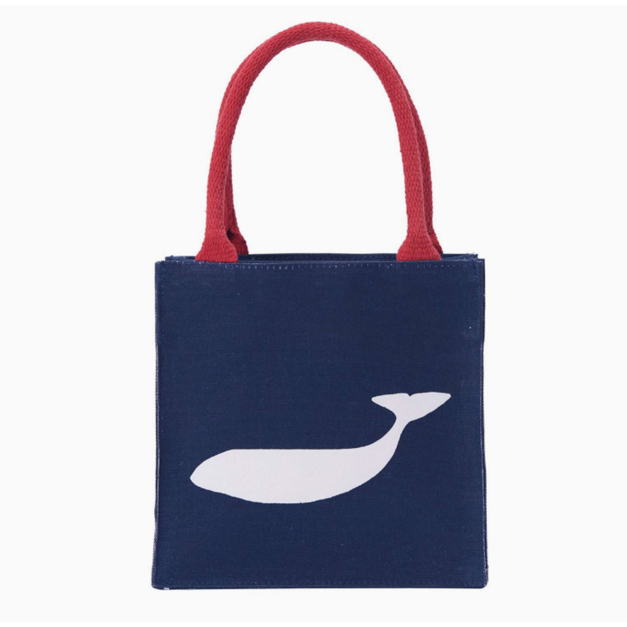 Whale Navy Itsy Bitsy Bag