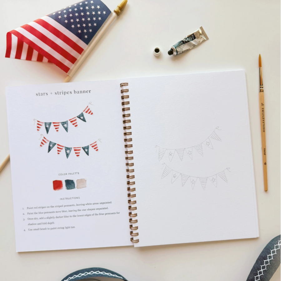 Americana Watercolor Workbook