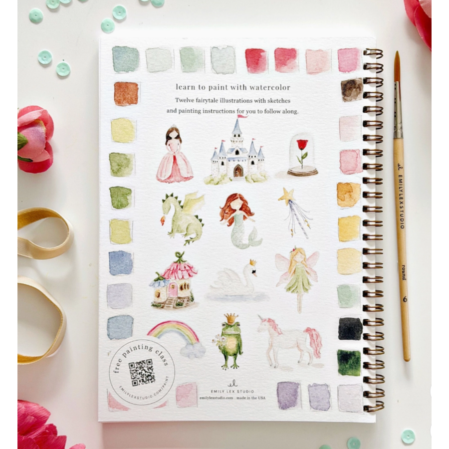 Fairytale Watercolor Workbook