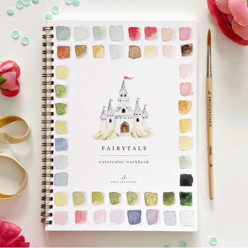  emily lex studio Fairytale Watercolor Workbook 