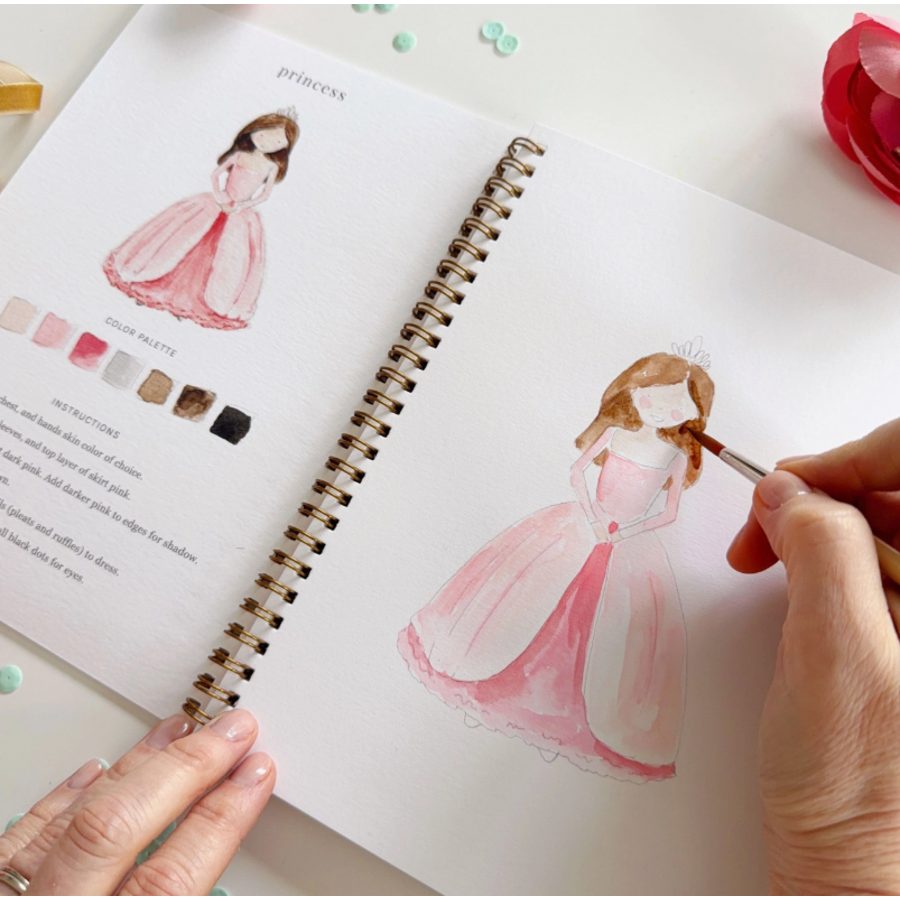 Fairytale Watercolor Workbook