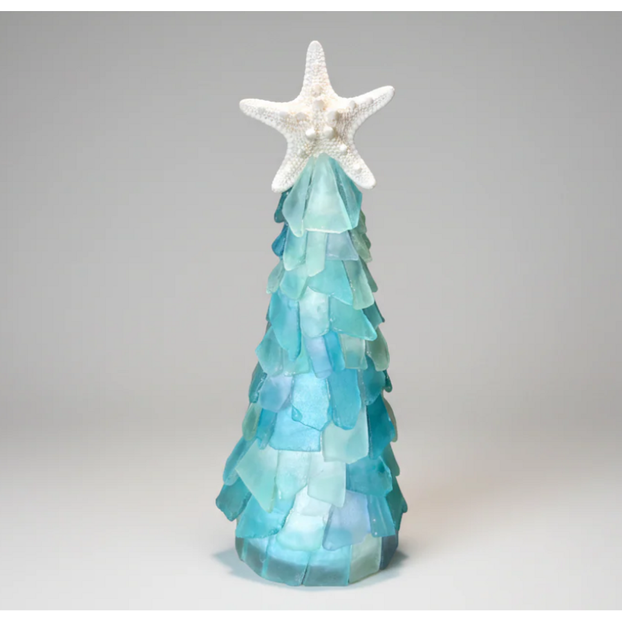 10" Seaglass Tree