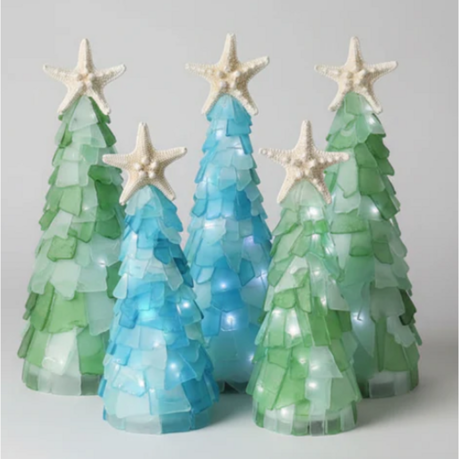 10" Seaglass Tree