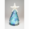 Salty Signs Designs 6" Seaglass Tree with Lights Ocean w/Cobalt