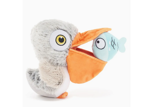  Pet Palette Distribution Big Bill & Beak-A-Boo Fish Dog Toy 