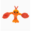 Pet Palette Distribution Della Crawfish Plush Dog Toy