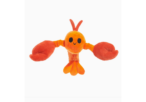  Pet Palette Distribution Della Crawfish Plush Dog Toy 