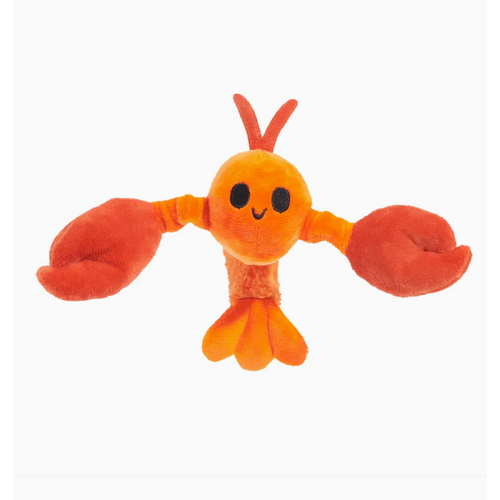  Pet Palette Distribution Della Crawfish Plush Dog Toy 