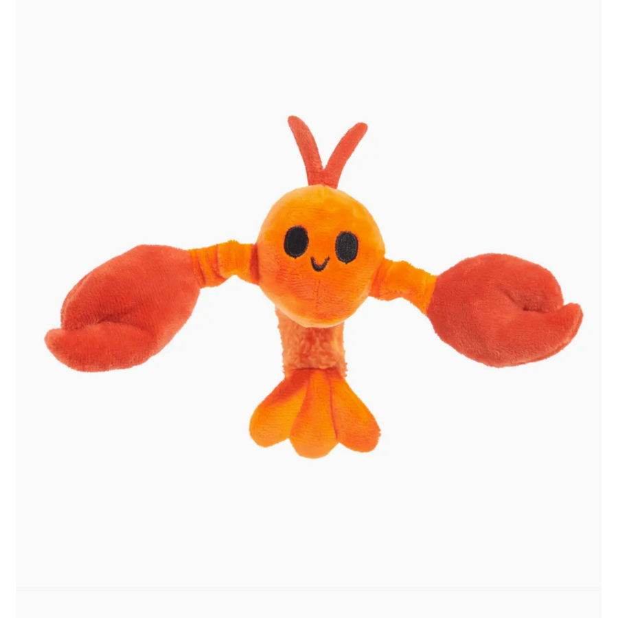 Della Crawfish Plush Dog Toy