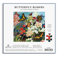 Butterfly Blooms Wood Puzzle 144 PC