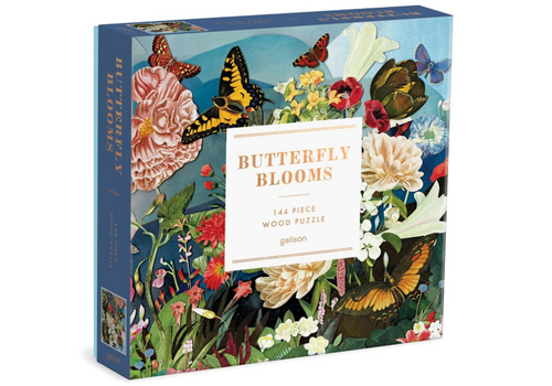  Butterfly Blooms Wood Puzzle 144 PC 