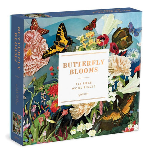  Butterfly Blooms Wood Puzzle 144 PC 