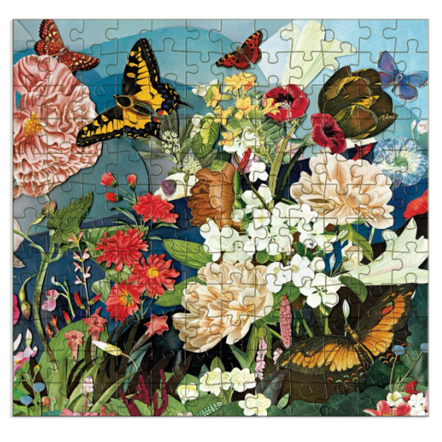 Butterfly Blooms Wood Puzzle 144 PC