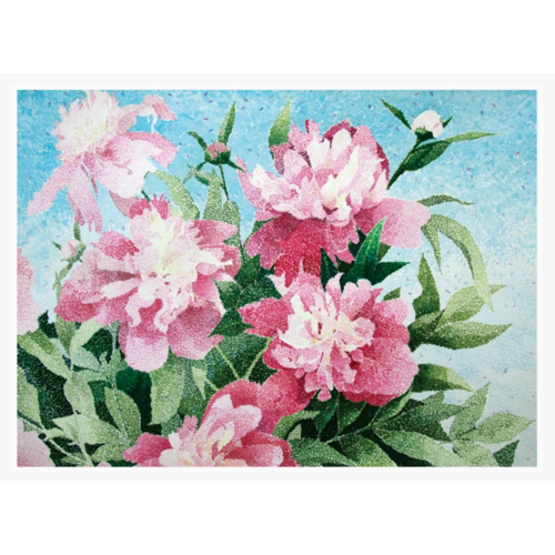  Allport Editions Peonies Thank You Card 